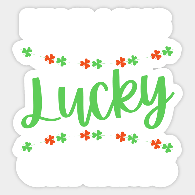 My class is full of lucky charms Sticker by AllPrintsAndArt